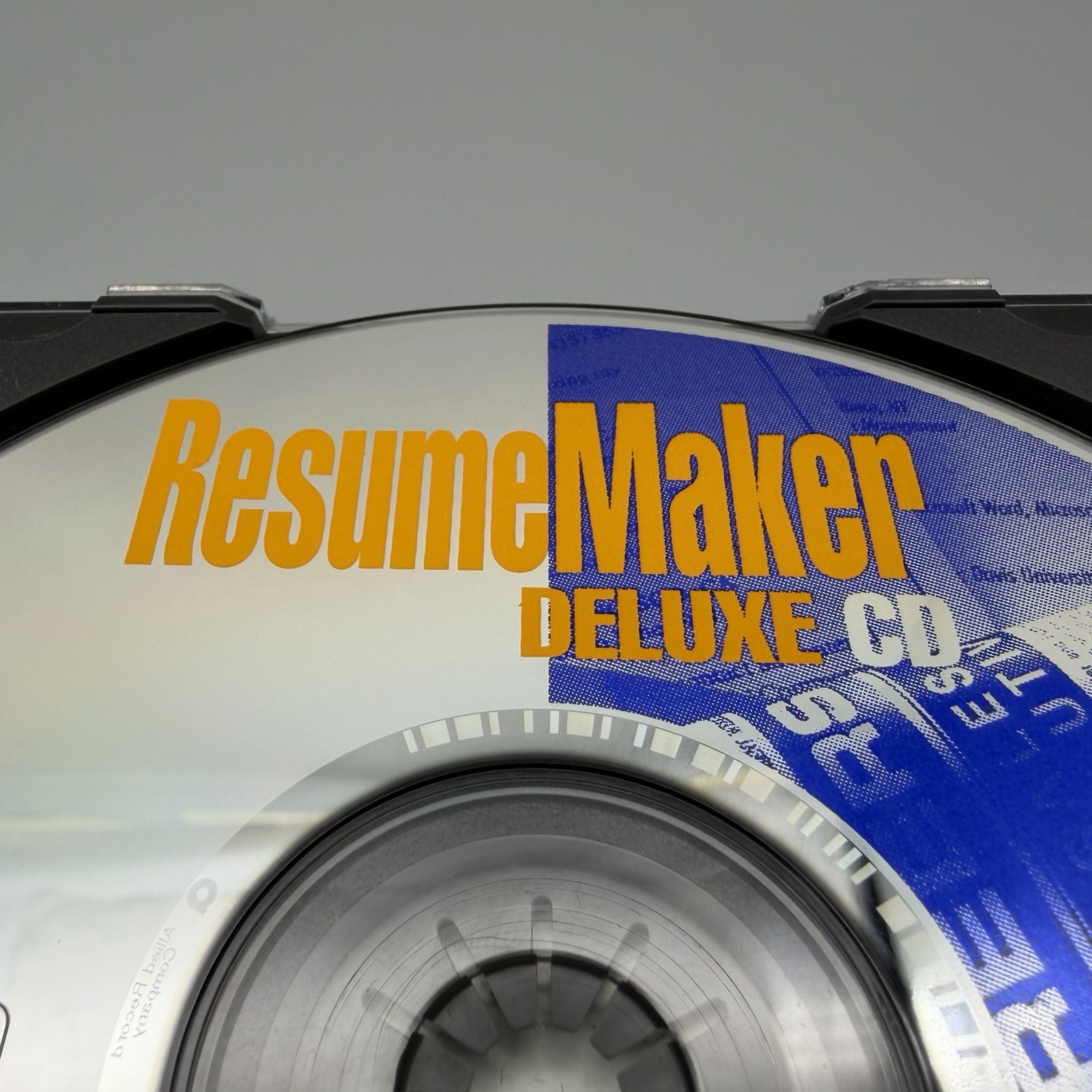 Vintage 1995 Resume Maker Deluxe CD Software Windows 3.1 & 95 Individual