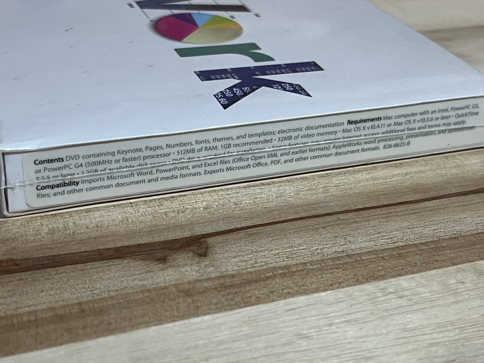 Awesome 2009 Apple iWork Retail V9.0.3 MB942Z/A New Sealed PC Software
