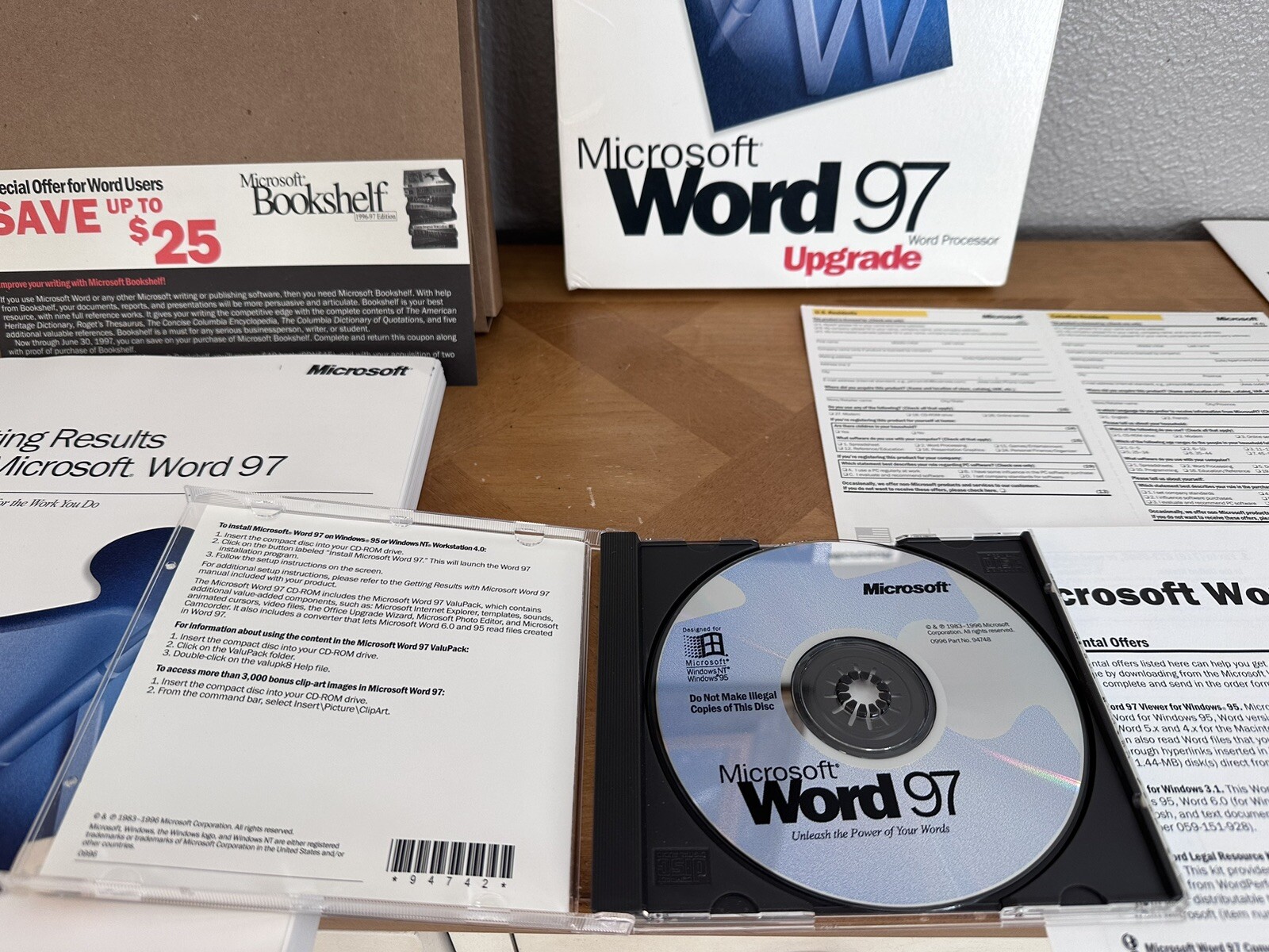 Microsoft Word 97 Upgrade for Windows 95/NT