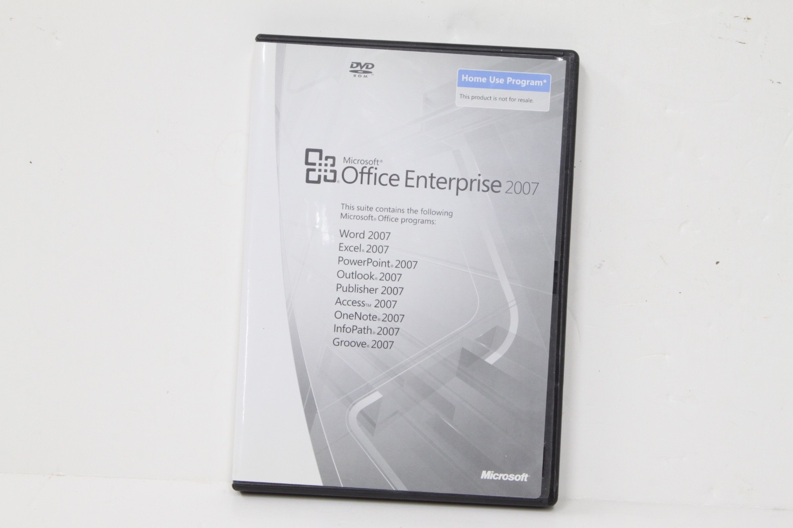Microsoft Office Enterprise 2007 DVD Full Version Word Excel w/Product Key