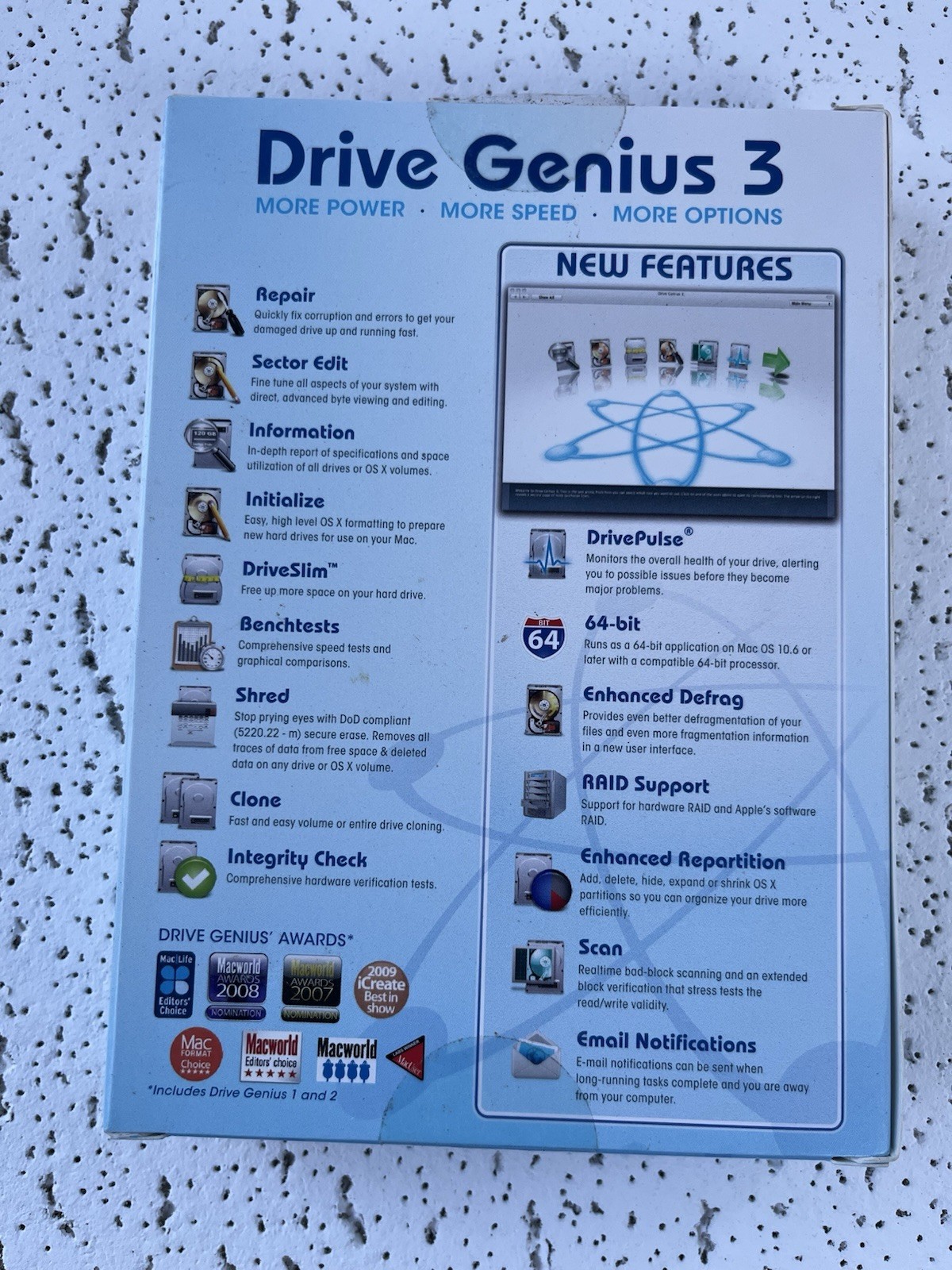 💿 Drive Genius 3 for Mac by Prosoft – NEW & Sealed Disk Utility Software