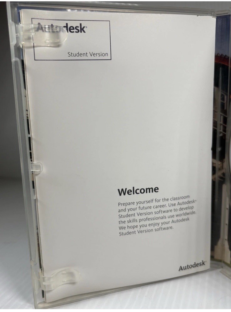 Autodesk AutoCAD Student Version 2008 With Serial Number Computer Software