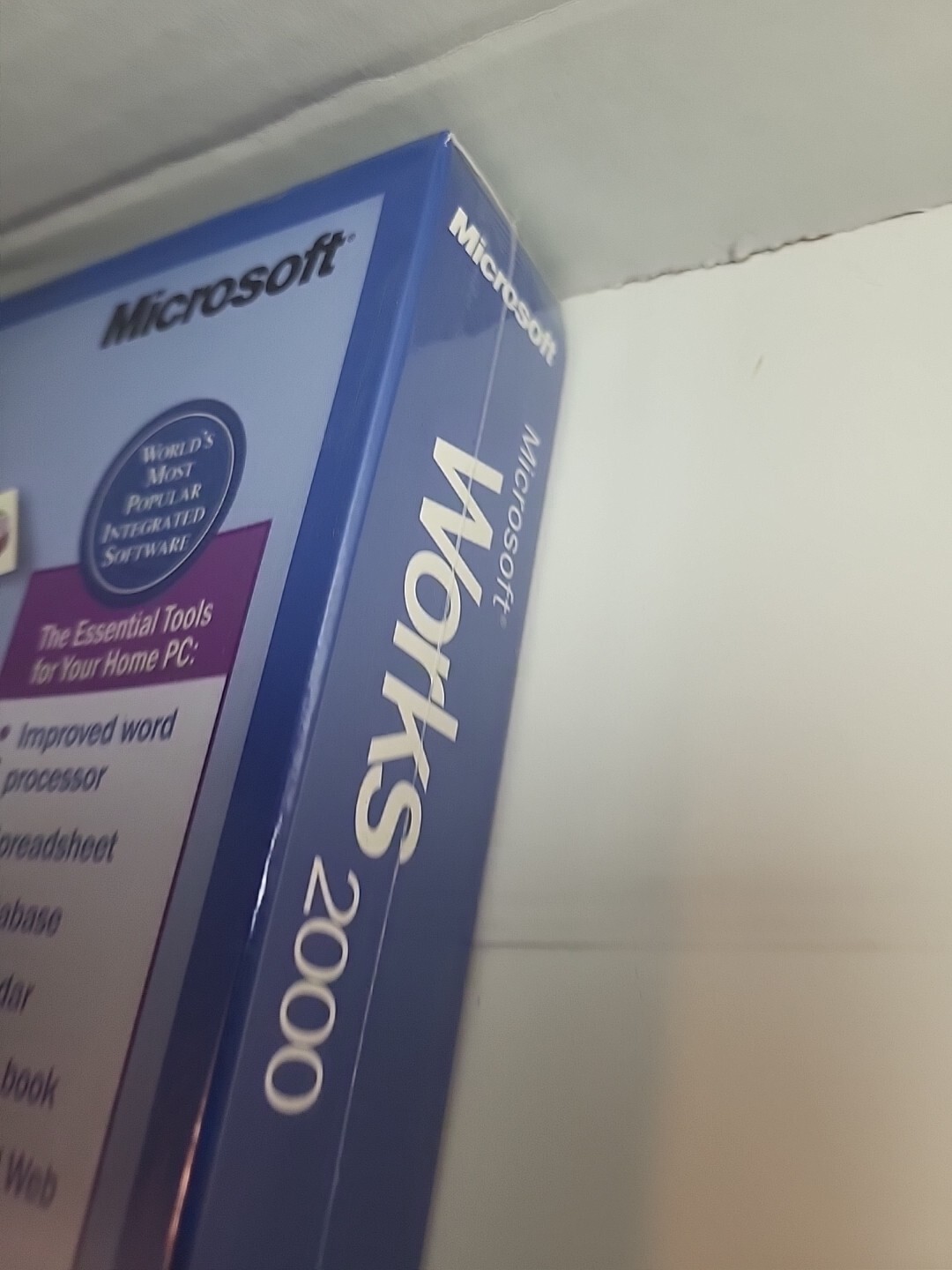 Microsoft Works 2000 Big Box Sealed Brand New Win 95/98