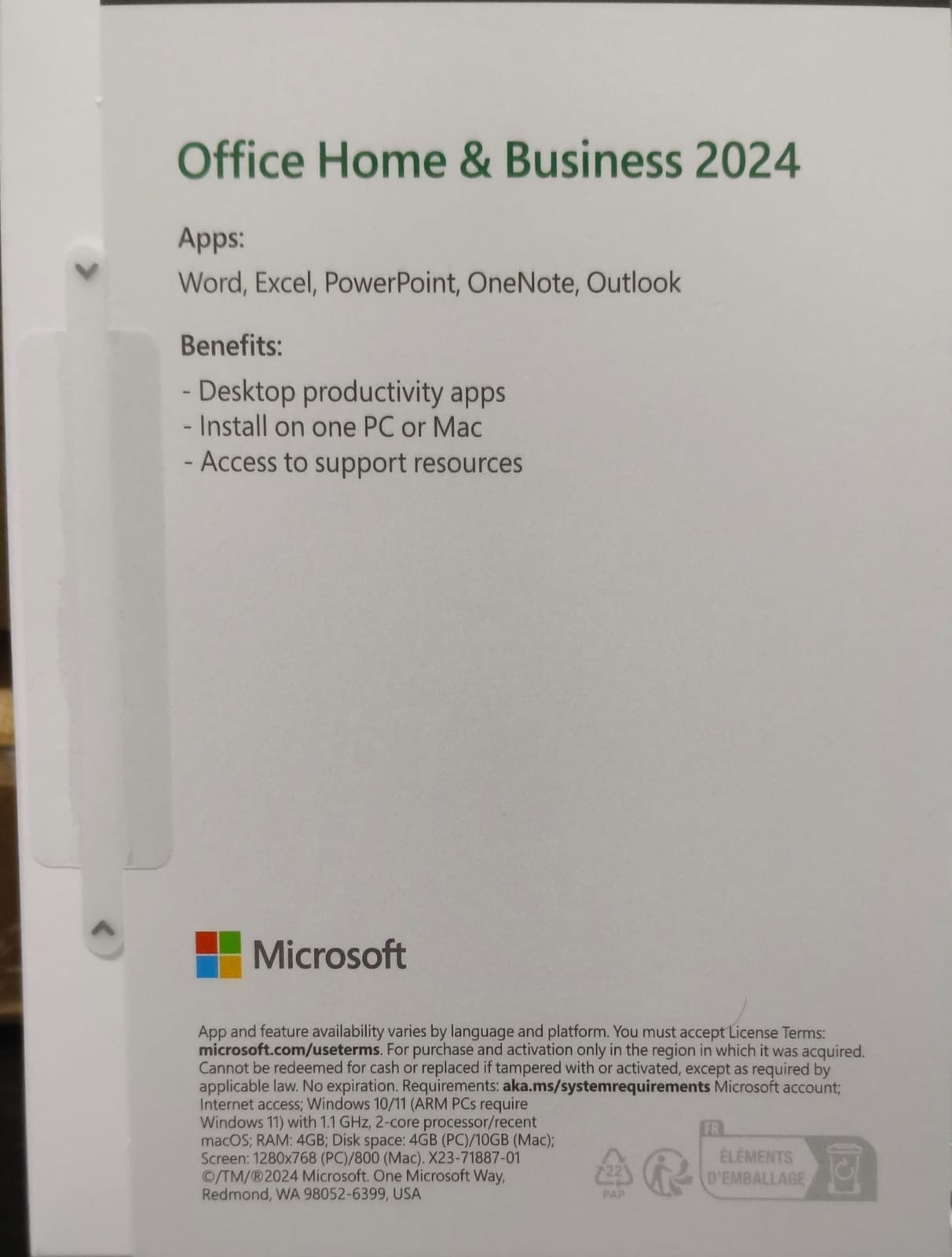 EP2 – 06634 Office Home and Business 2024 1-PC/MAC – Lifetime Activation