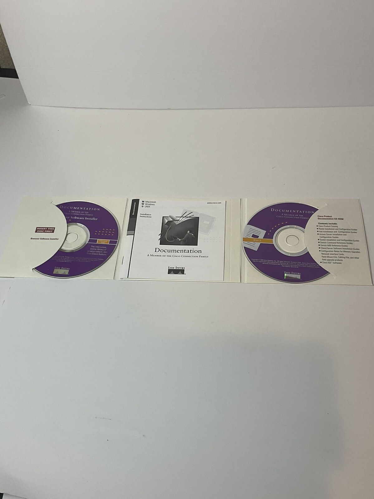 CISCO IOS SOFTWARE MACINTOSH, WINDOWS, UNIX Installation CD