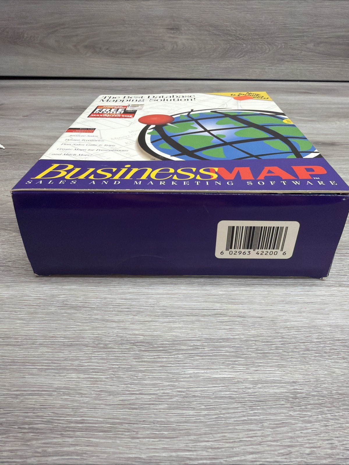 Vintage Business Map Sales and Marketing Software Windows 95 & 3.1
