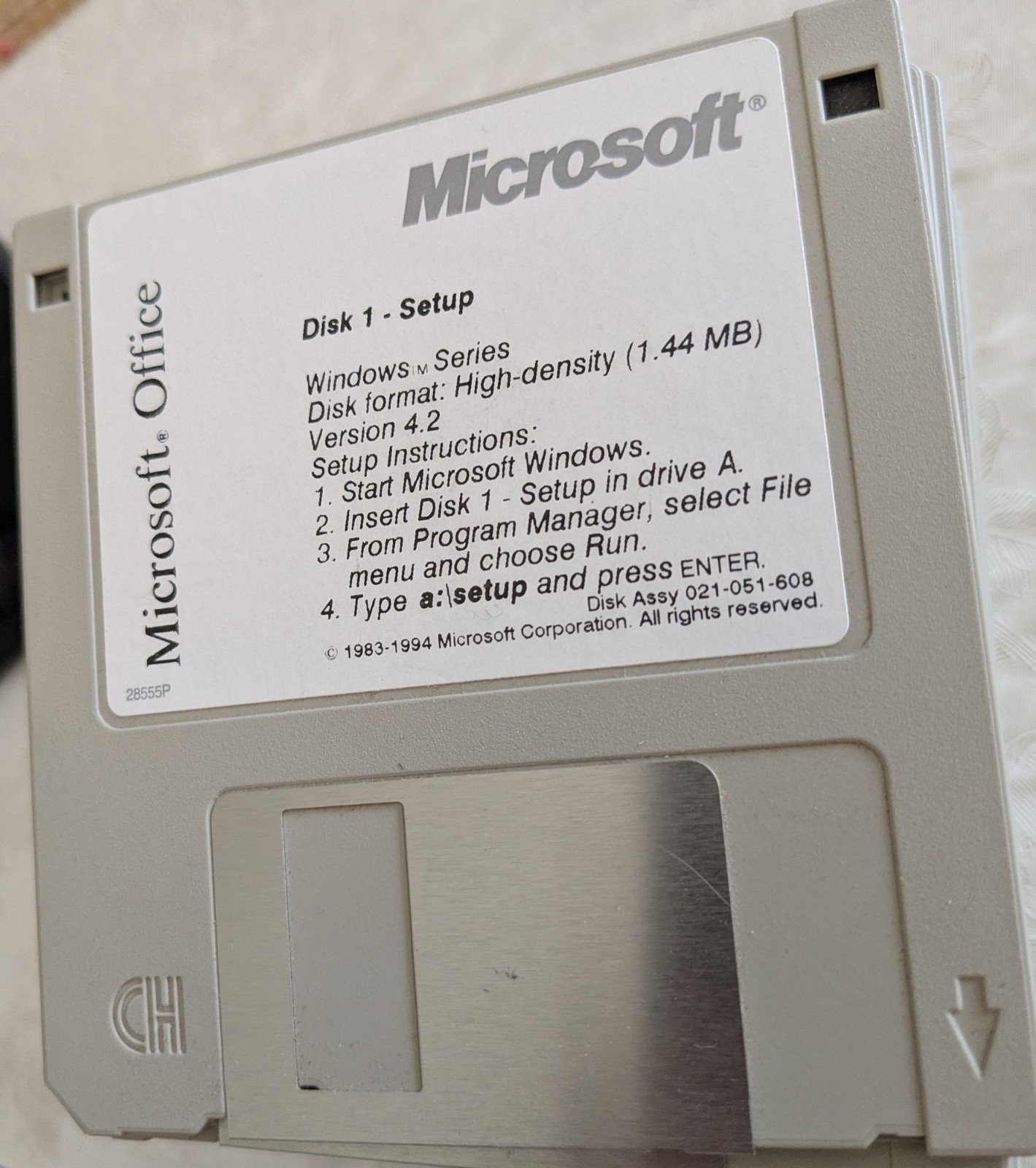 Early Microsoft Office Version 4.2 23 Floppy Discs 3.5″ 1983-1994 Vntg software