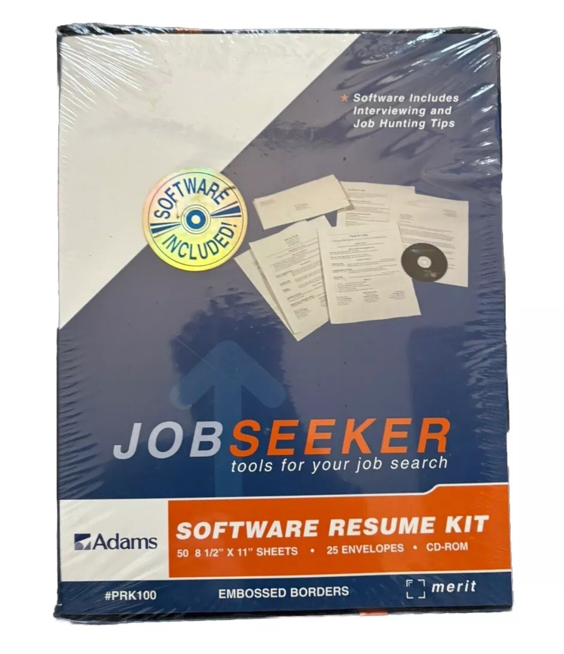Adams Job Seeker Software Resume Kit for PC Microsoft Windows