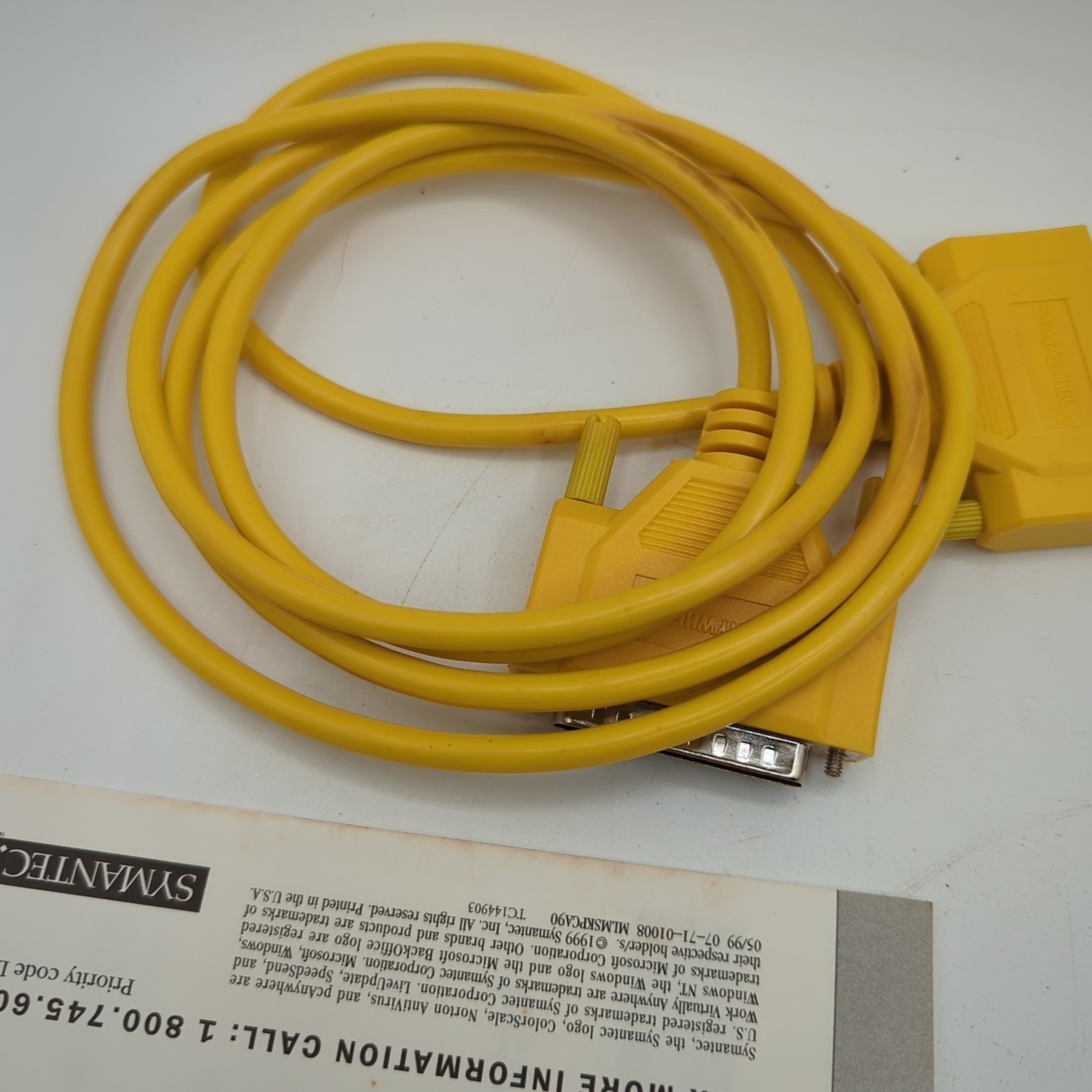 SYMANTEC PC Anywhere Version 9.0 Software w/ CD-ROM and Cables NEVER USED – CS10