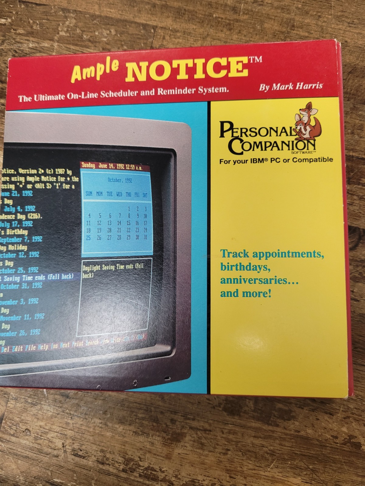 PC IBM Software – Check Mate, Bannerific, Ample Notice, Mortgage Vision