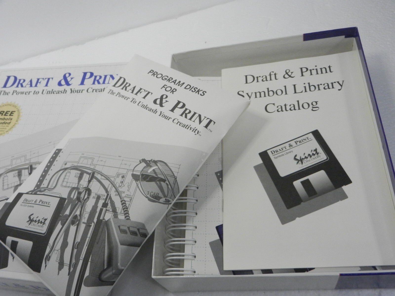 Spirit of Discovery – DRAFT & PRINT drafting software in Box – * * VINTAGE * * *