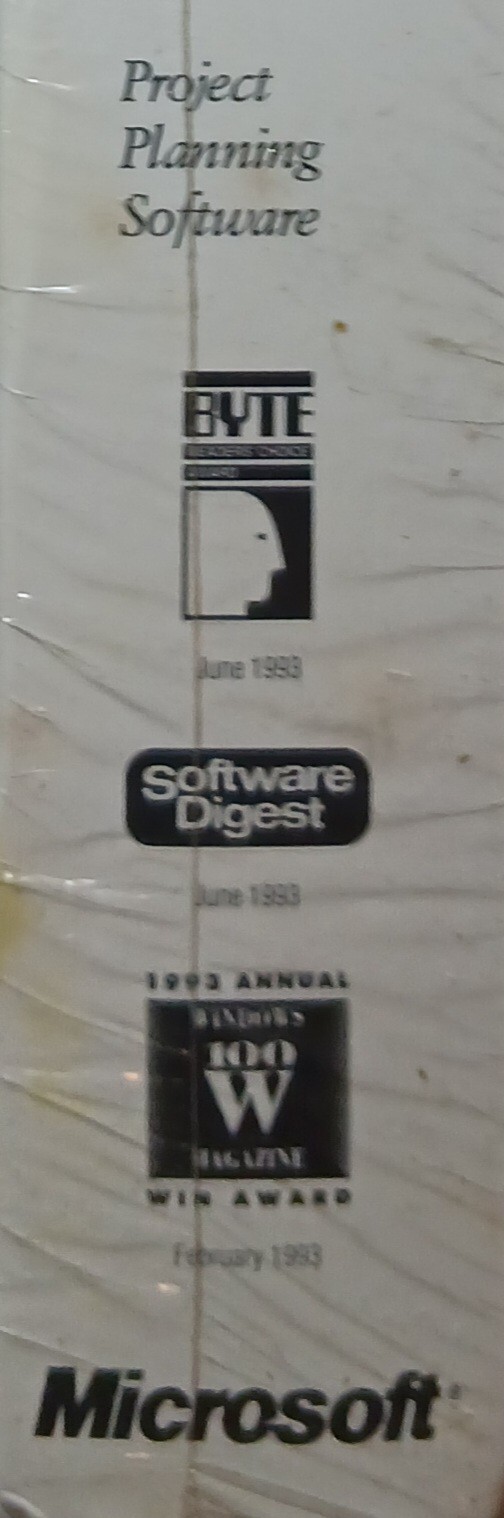 Microsoft Project Version 4.0 For Windows PLEASE READ DESCRIPTION