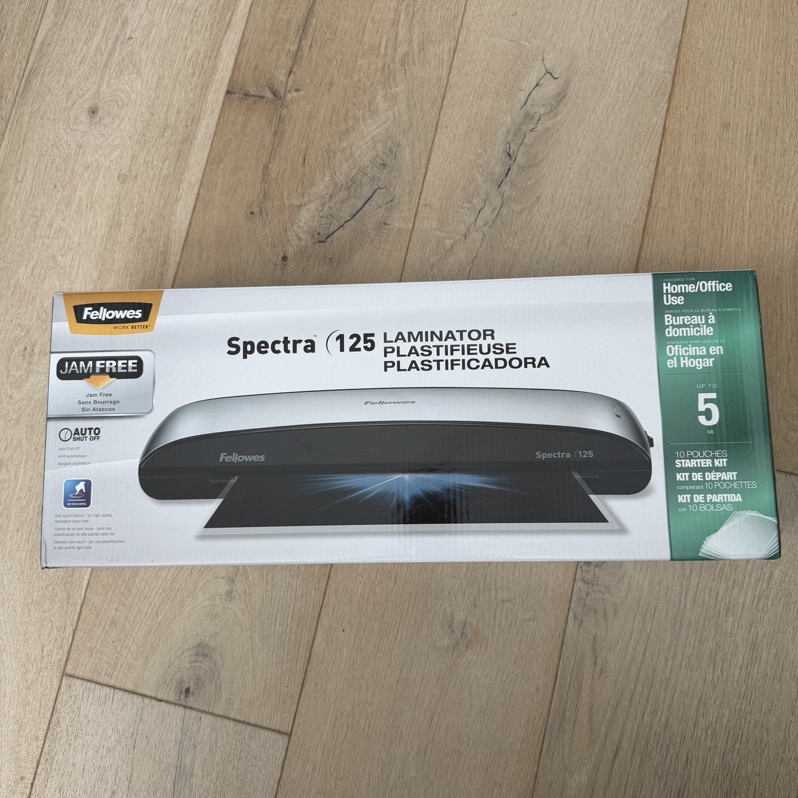 Fellowes CRC57397 Spectra 125 Laminator, 5-MIL, Max. Width of 12.5″