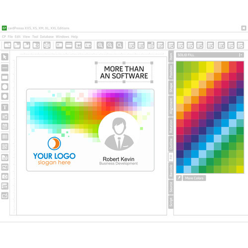 Software CARDPRESSO XS for ID Card Badge Printer Full Version