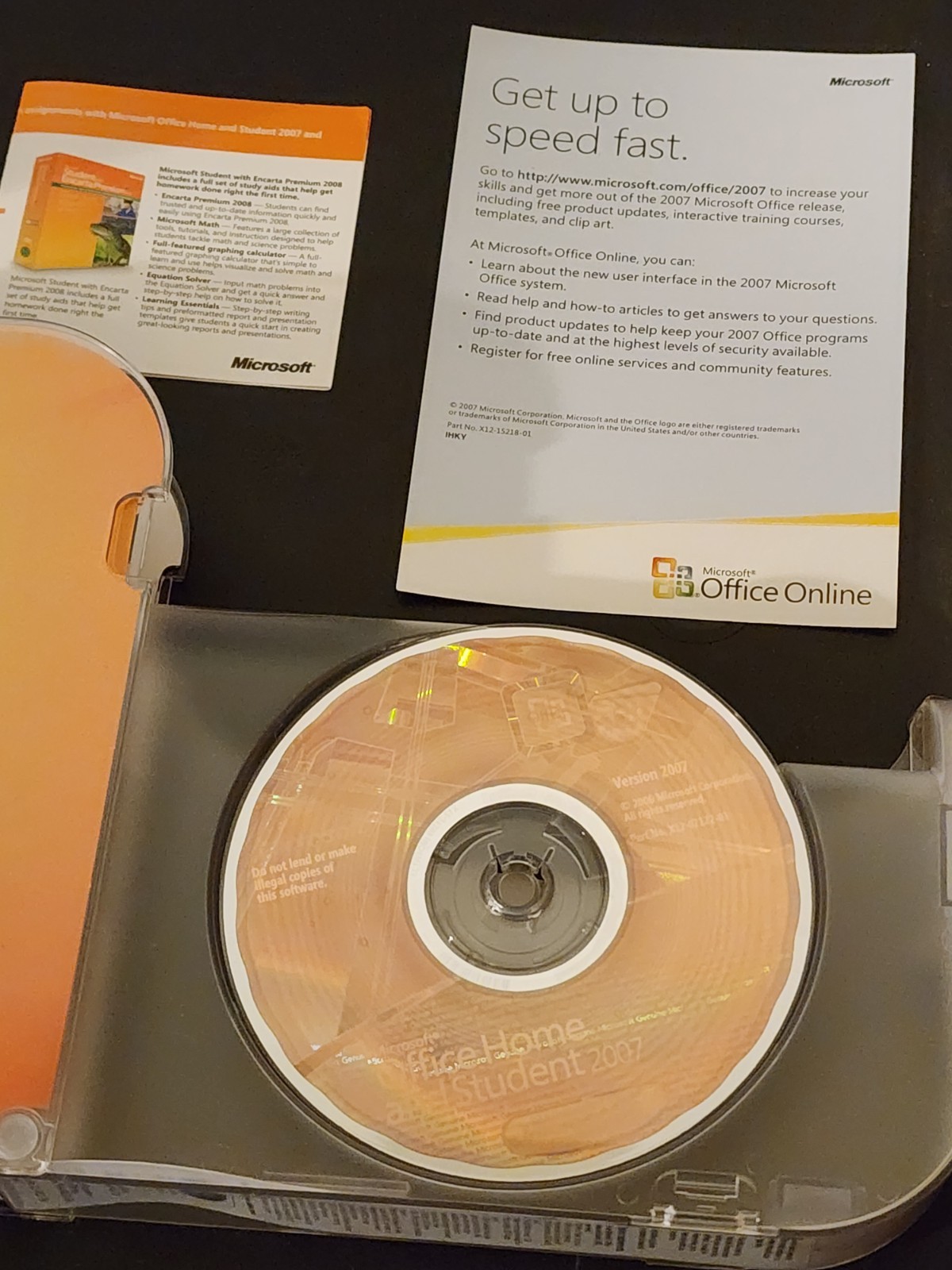 Microsoft Office Home and Student 2007 (Word Excel PowerPoint OneNote w/ Key)