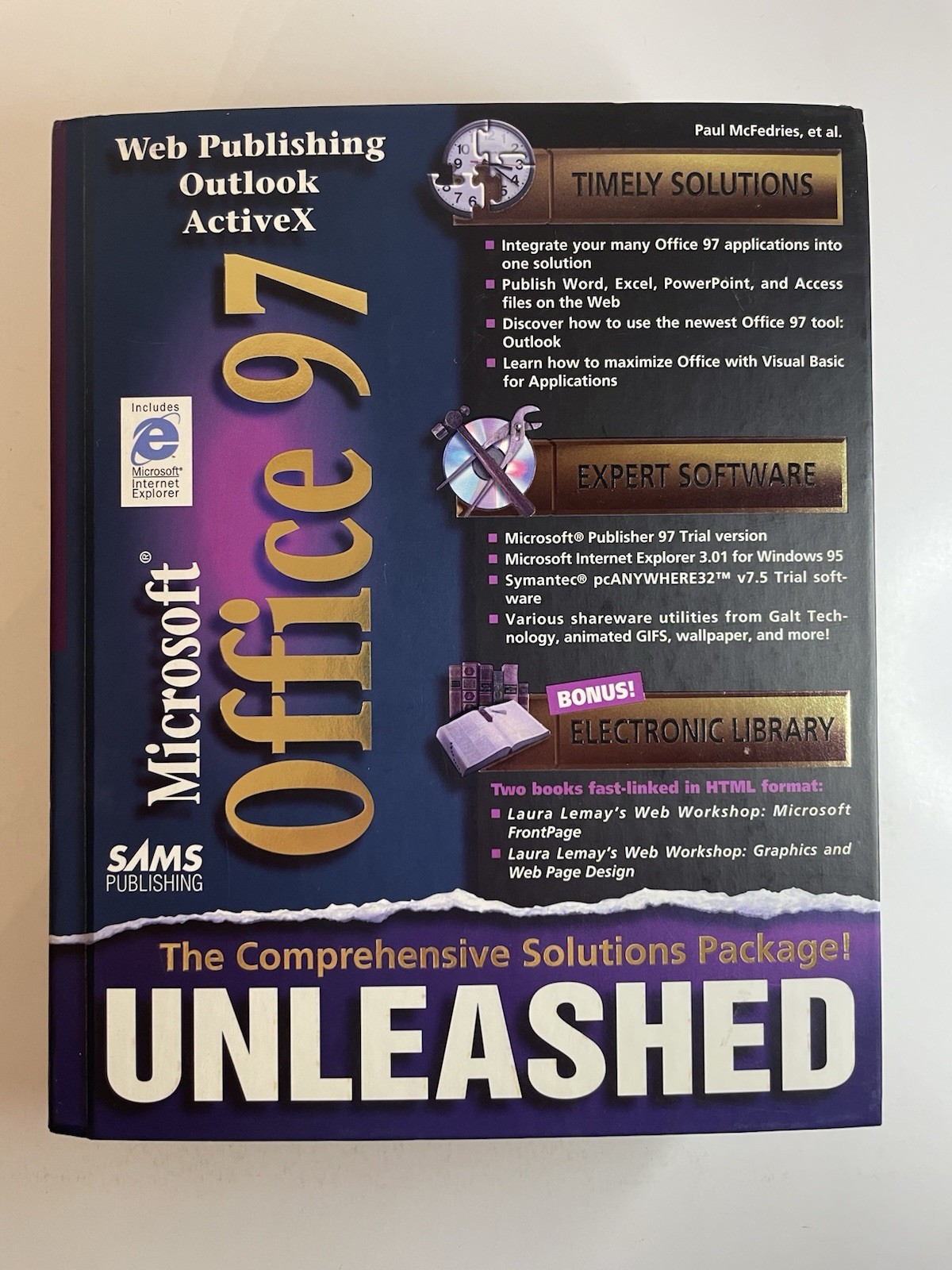 Microsoft Office 97 Unleashed Book With New Sealed Disc Disk CD-ROM