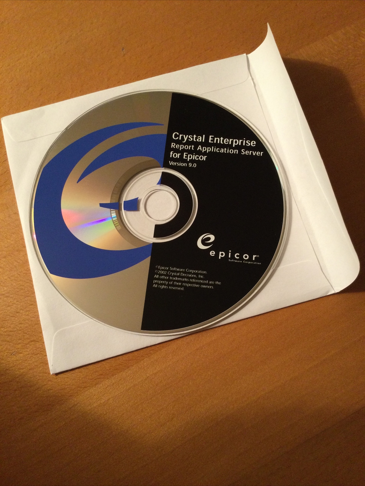 BRAND NEW. Crystal Enterprise Report Application Server For Epicor. Version 9.0
