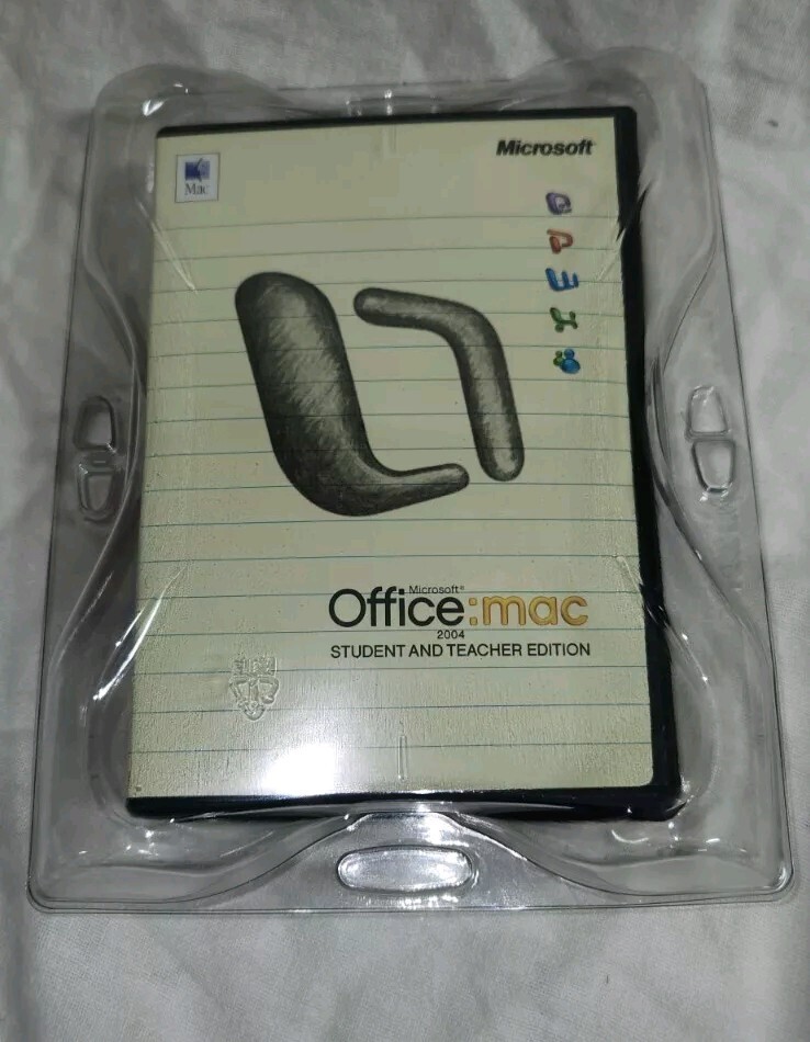 Office Mac 2004 Student Teacher Edition With Product Key Original Case
