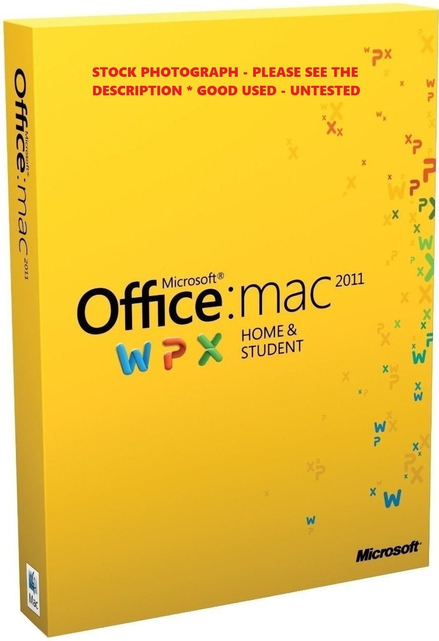 Microsoft Office / Mac 2011 Home & Student WPX w/ Product Key – UNTESTED