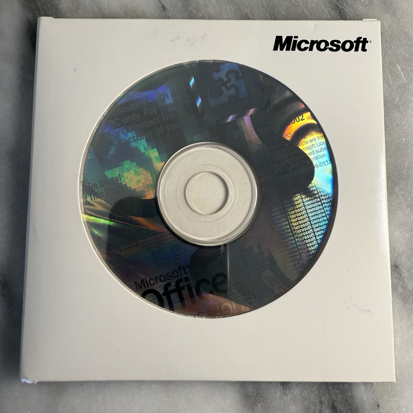 Microsoft Office XP Professional Windows KEY ONLY, MISSING 1 DISK