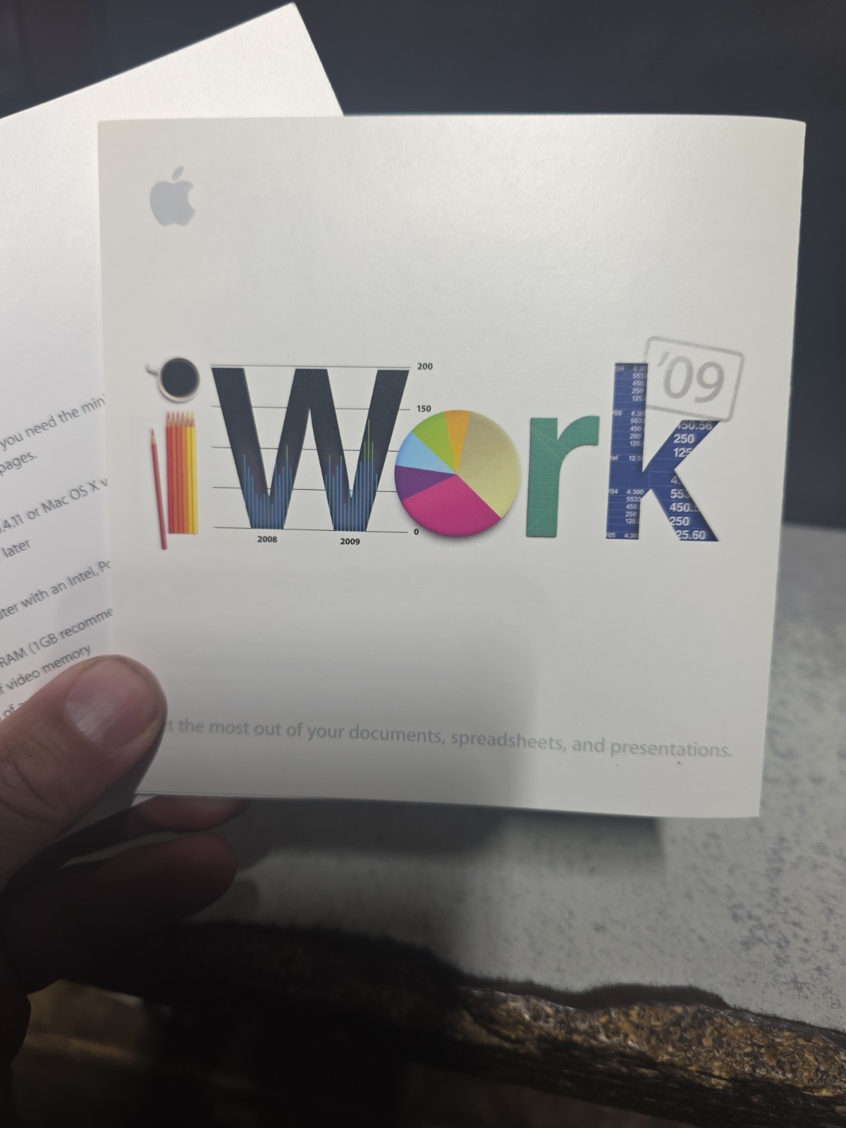 Apple- -iWork ’09- -Full Version for Mac MB942Z/A-, Very Good, Free Shipping