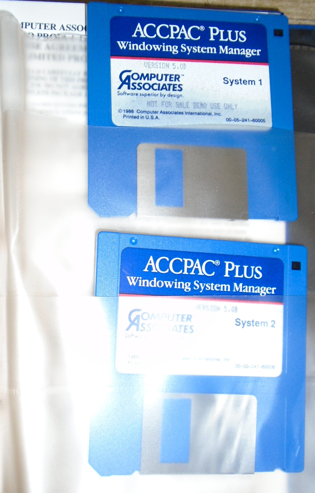 ACCPAC Plus by Computer Associates – GL, AR, AP, Payroll, Graphics… 1988 NEW