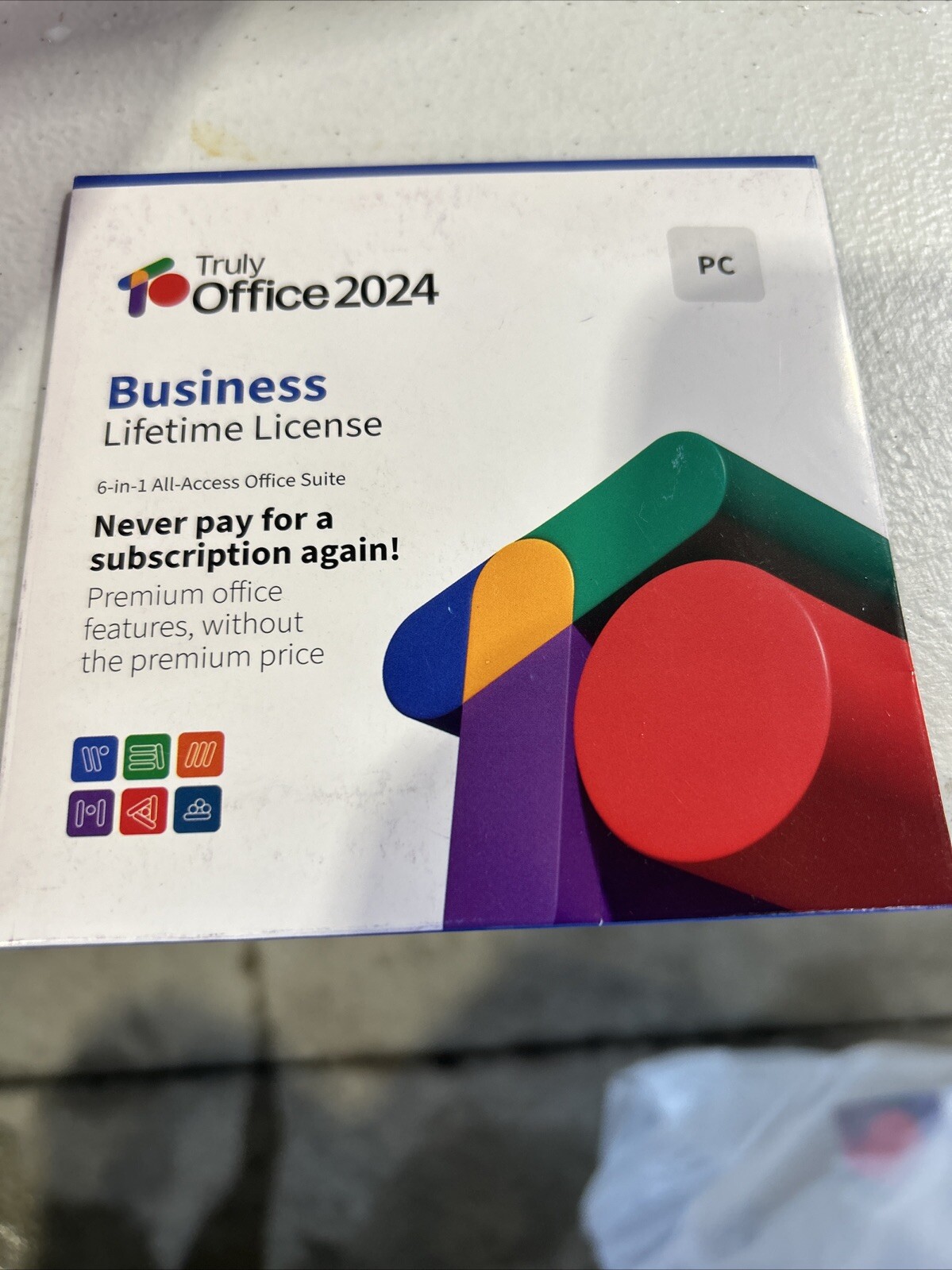 TrulyOffice 2024 Business Lifetime License for PC, 6-in-1 Suite for 1 User