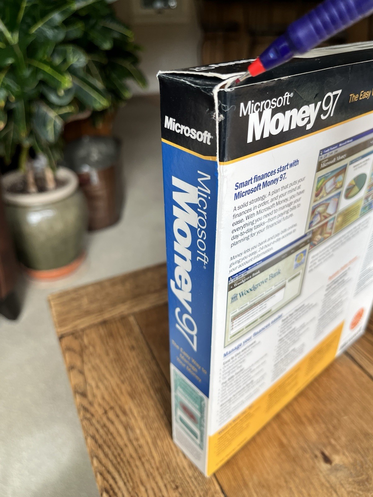 RARE Promo Sample | Microsoft Money 97 PC CD ROM Version 5.0 Retail Box Complete