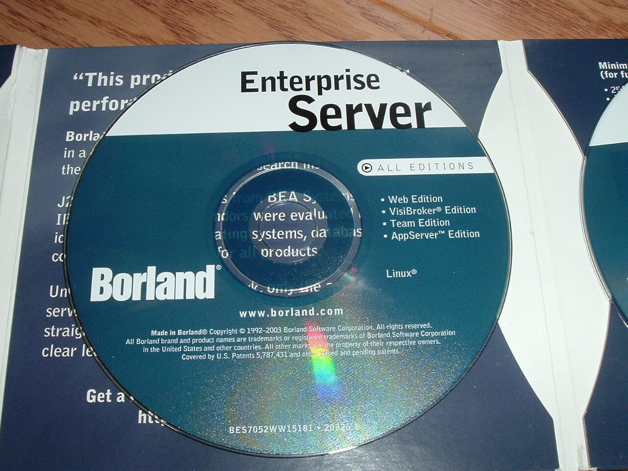 Borland Enterprise Server Appserver ed. for Windows,Linux,Solaris,HP-UX,IBM AIX