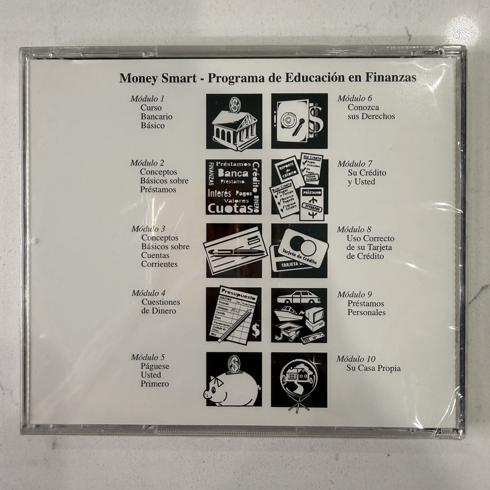 FDIC Money Smart Entrenamiento por Computadora Financial Education CD