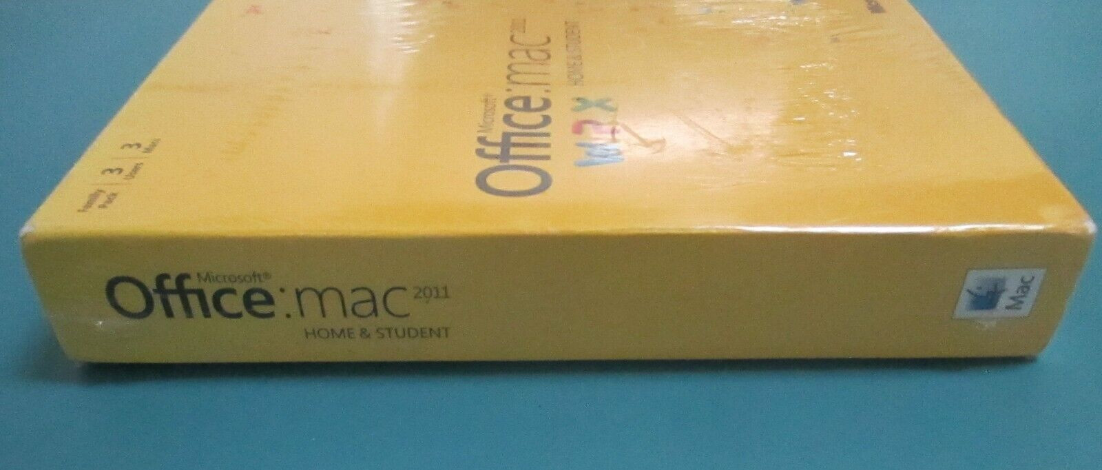 SEALED MICROSOFT THREE USER OFFICE MAC 2011 HOME STUDENT RETAIL BOX W7F-00014