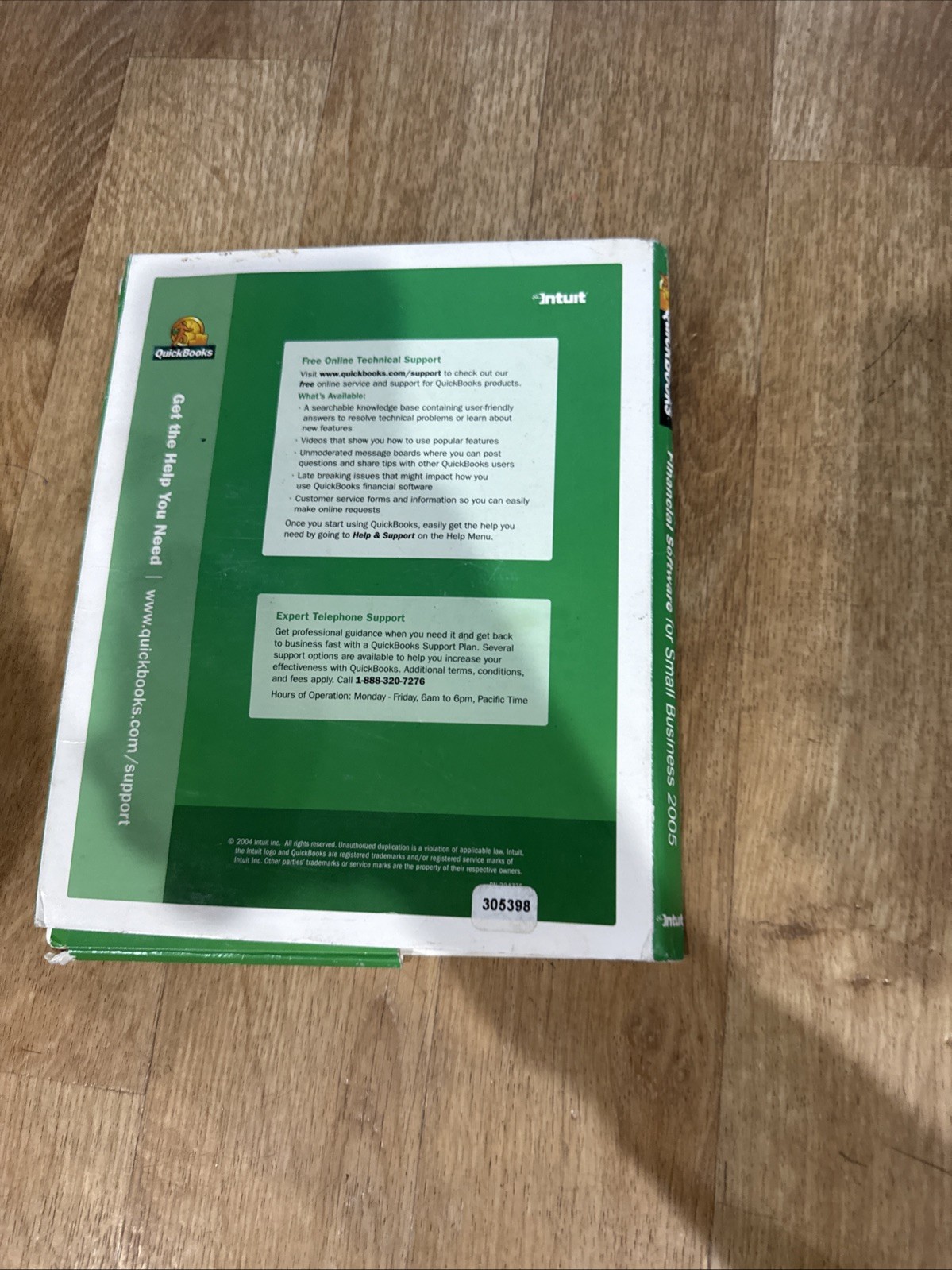 Intuit QuickBooks Pro Edition 2005 Small Business Financial Software