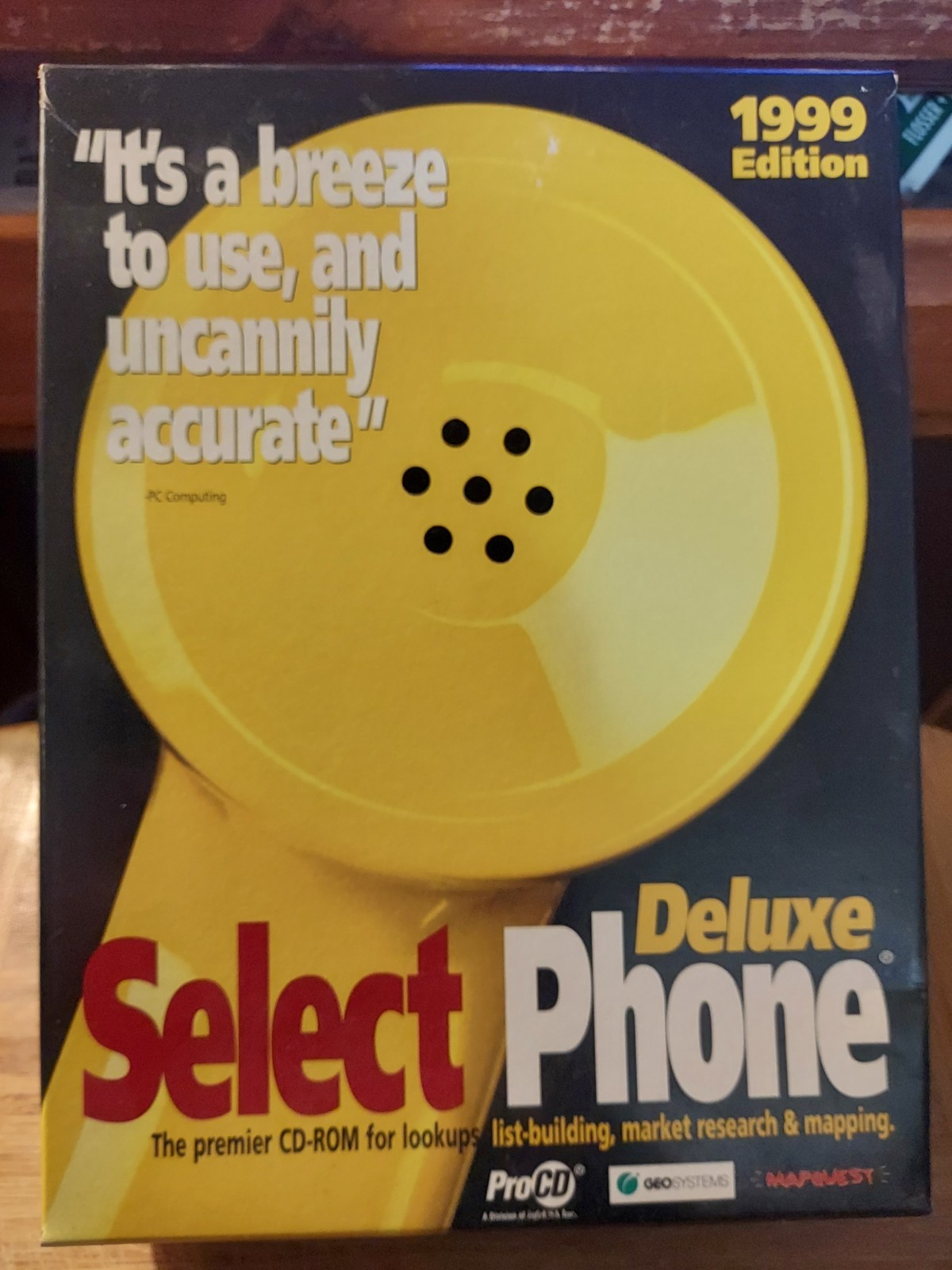 Select Phone Deluxe 1999 Edition Set CD-ROM Brand New