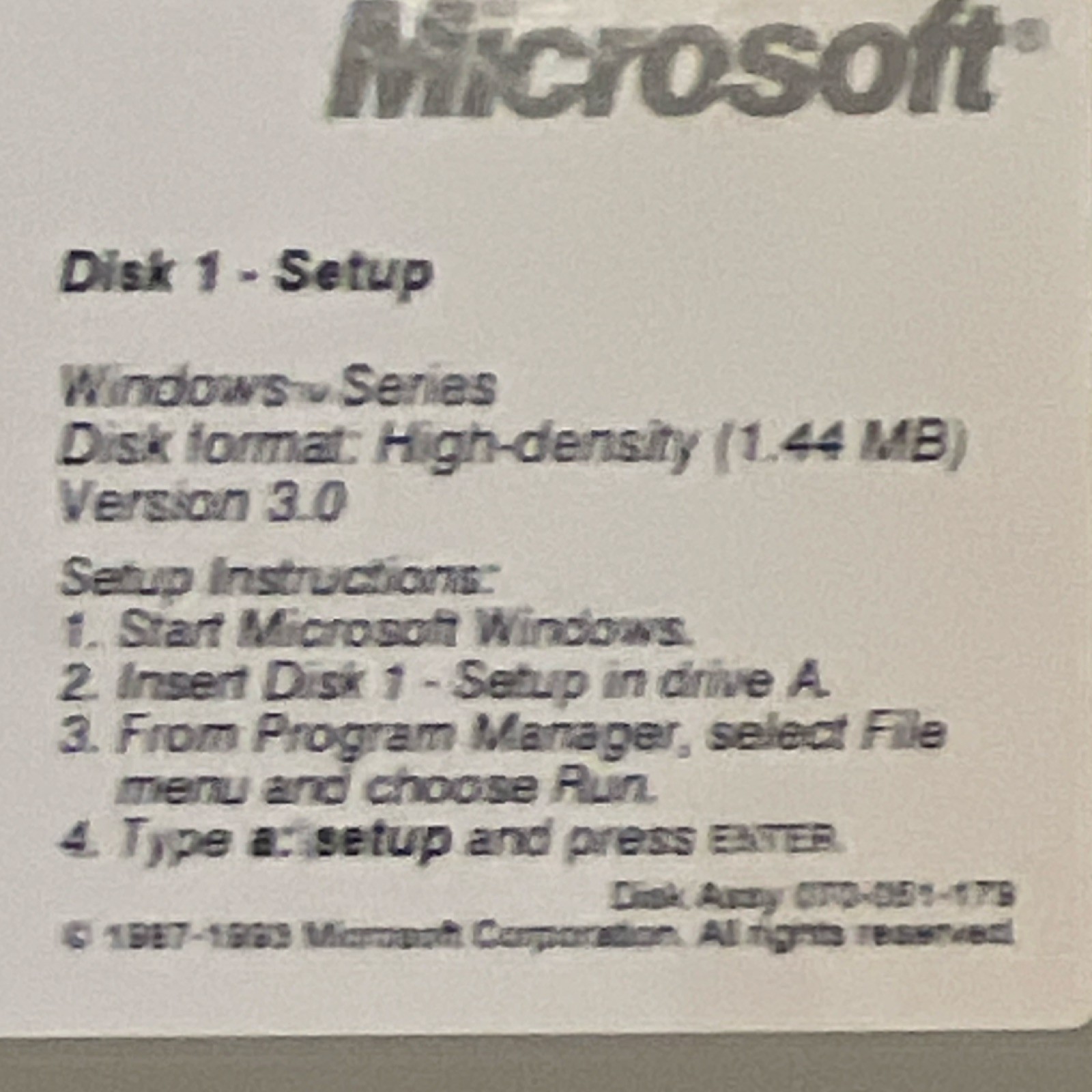 Microsoft Works 3.0 Office Suite for Windows English 3.5″ Floppy Disk Set (4)