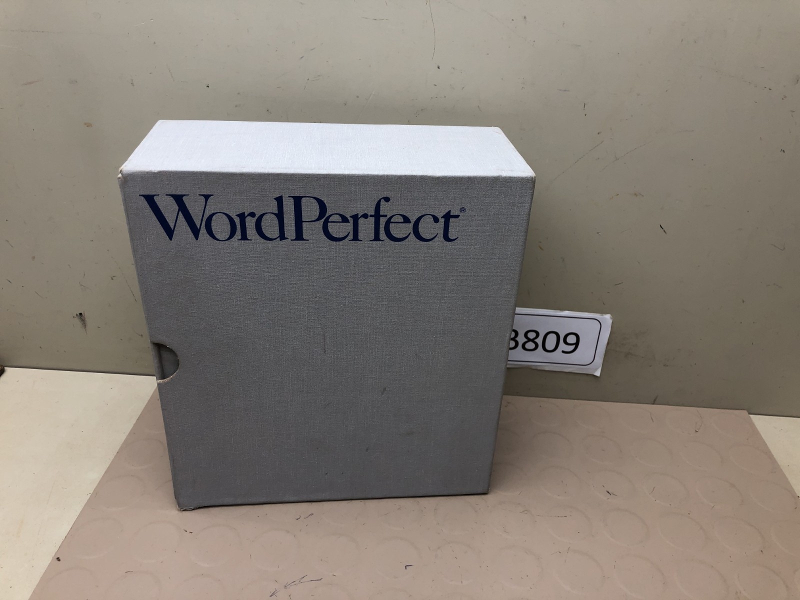 WordPerfect for DOS 5.1 Manual & Update Binder 1990 Box Slip Case IBM – No Discs