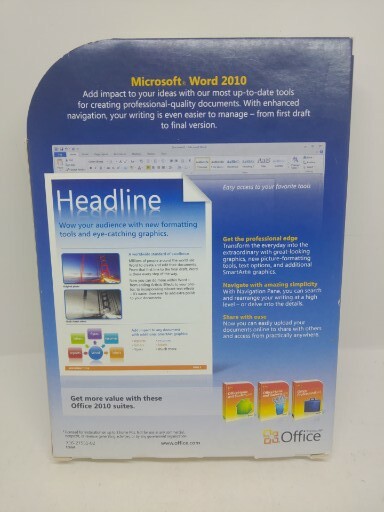 Microsoft Word 2010 Home And Student Complete Product – 3 PC Family Pack