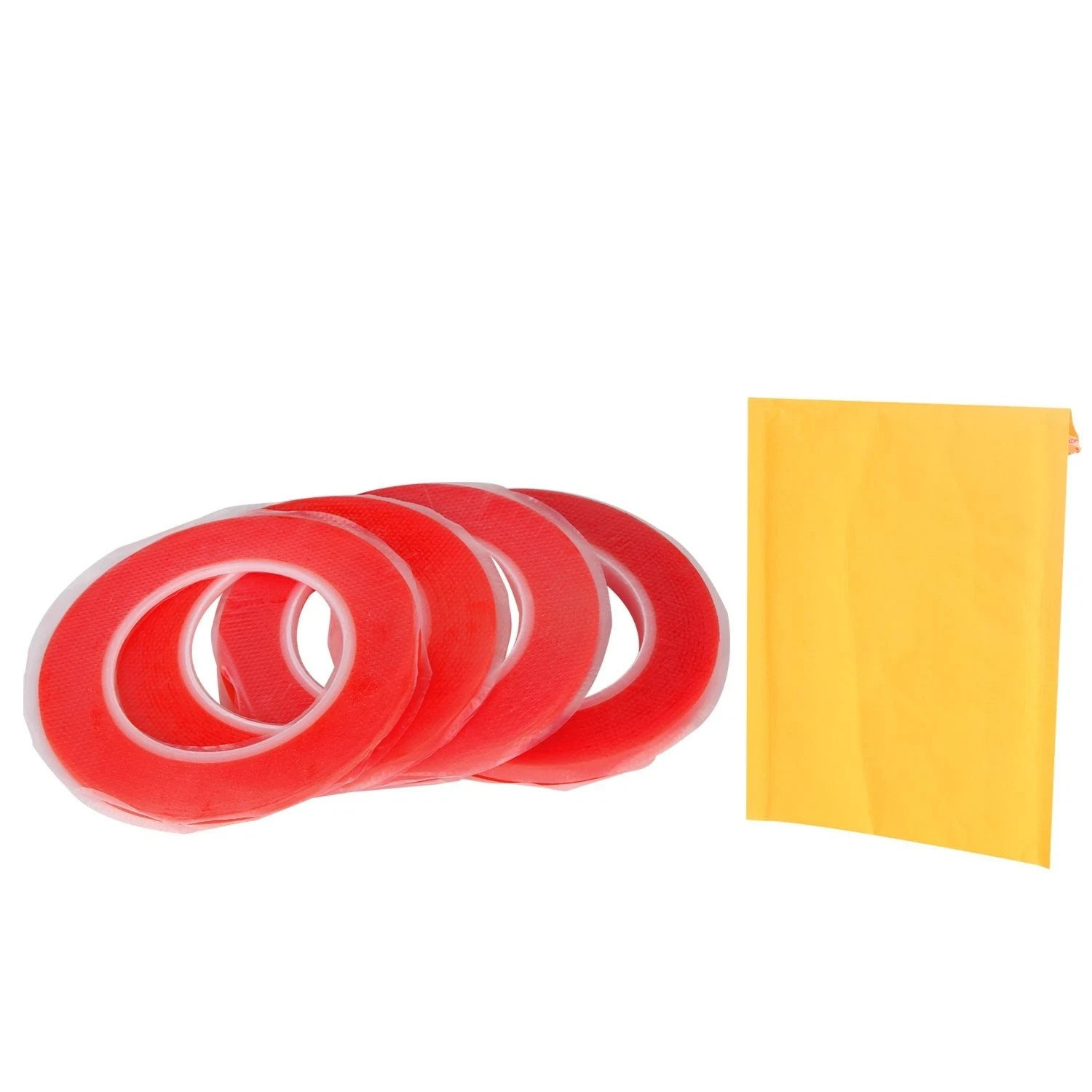 Kaisiking 2mm / 3mm / 5mm / 10mm x 25M Clear Heat Resistant Double Sided Tape…