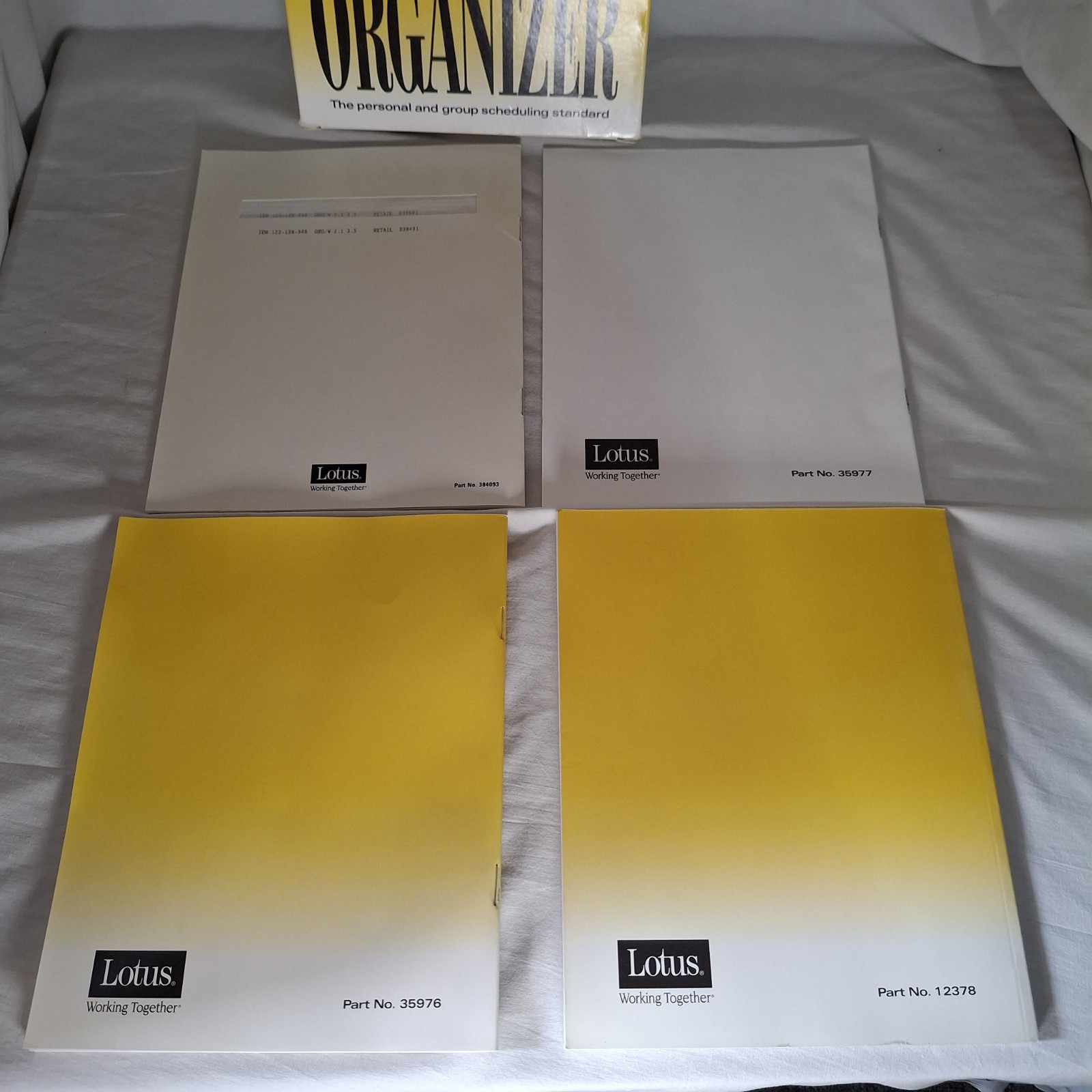 Lotus Organizer 2.1 Release 2 Big Box IBM/Windows 3.1 Complete Floppy Software