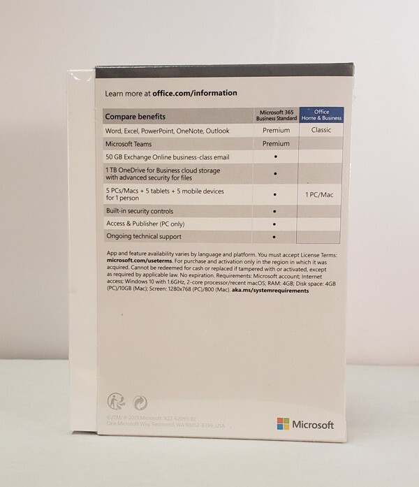 Microsoft Office Home & Business 2021 For PC/Mac T5D-03518 Brand New Retail Box