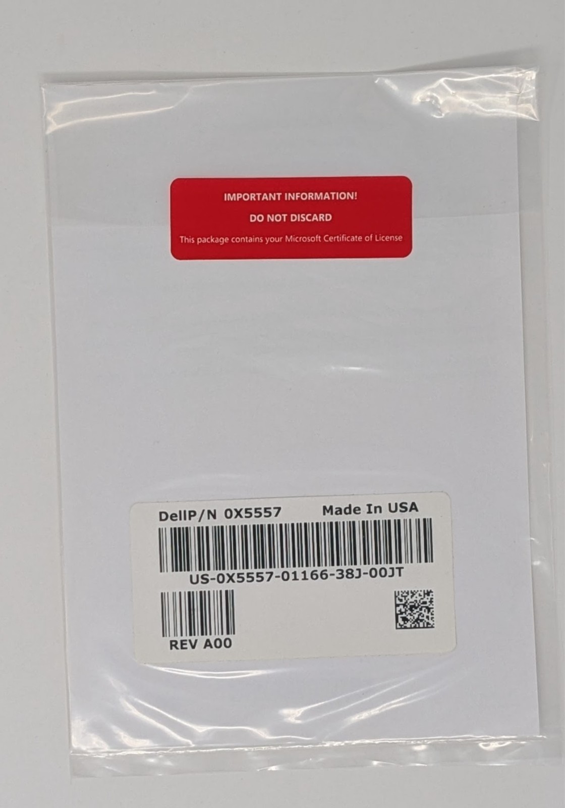 Microsoft Windows Server 2012 5 User – Dell 0X5557 New Sealed
