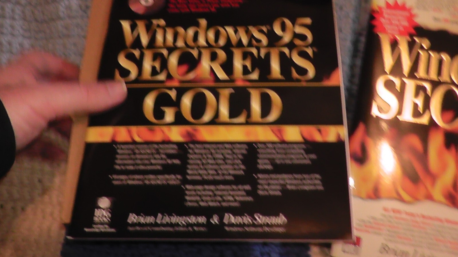 pc windows 95 secrets gold deluxe edition livingston straub big box book softwar