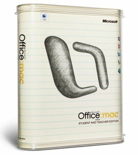 Microsoft Office 2004 Student & Teacher Edition (MAC) 3 User License for Mac…
