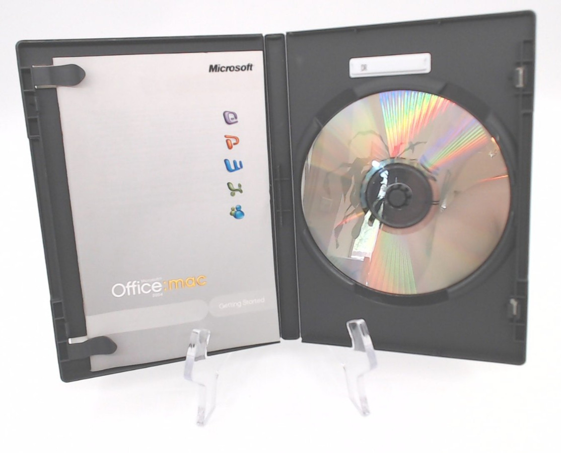 Microsoft Office: Mac 2004 Edition New In Case WIth Product Key F59