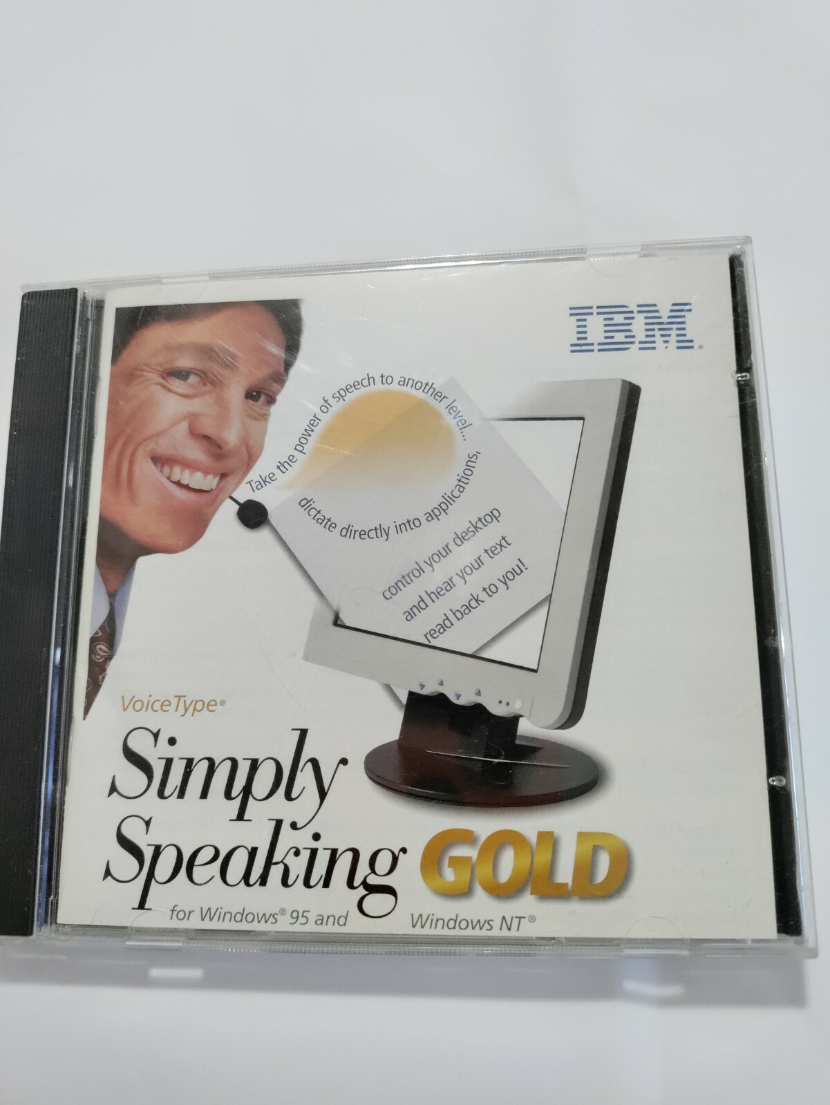 IBM Voice Type Simply Speaking GOLD Vintage Software For Windows 95