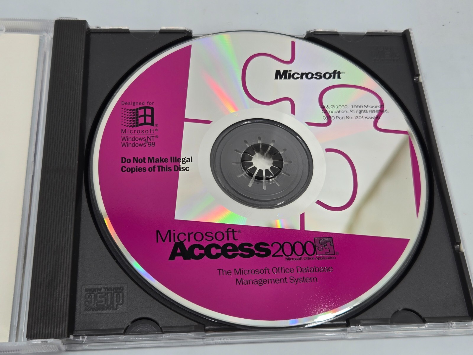Microsoft Access 2000 Upgrade _Office Database Management System