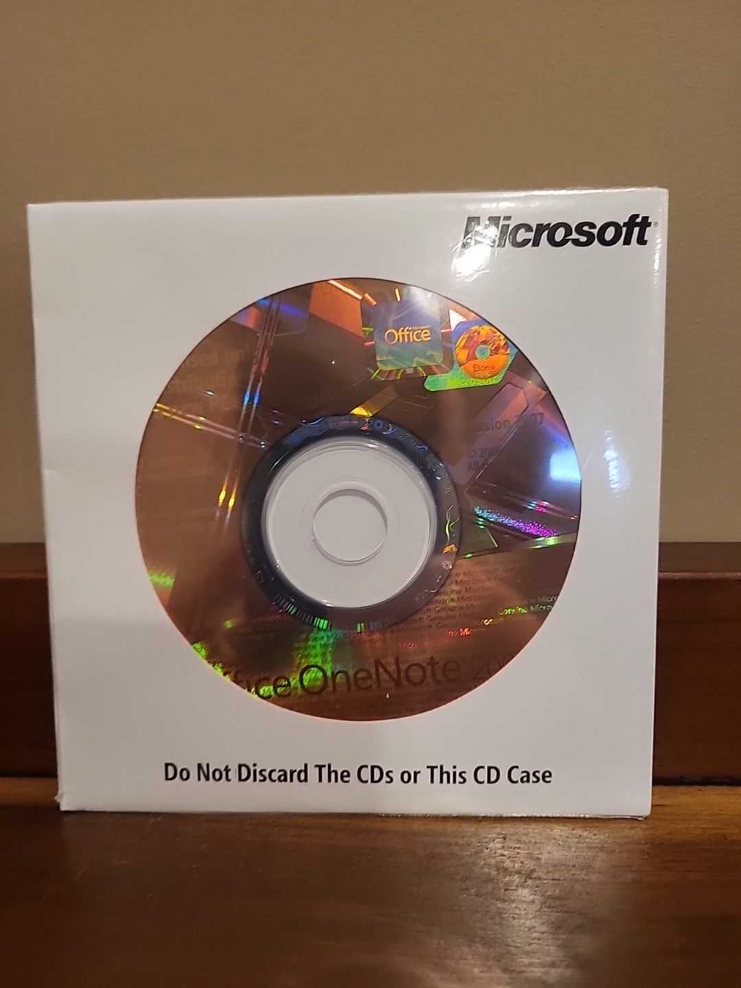MICROSOFT OFFICE ONE NOTE 2007 New Sealed With Product Key