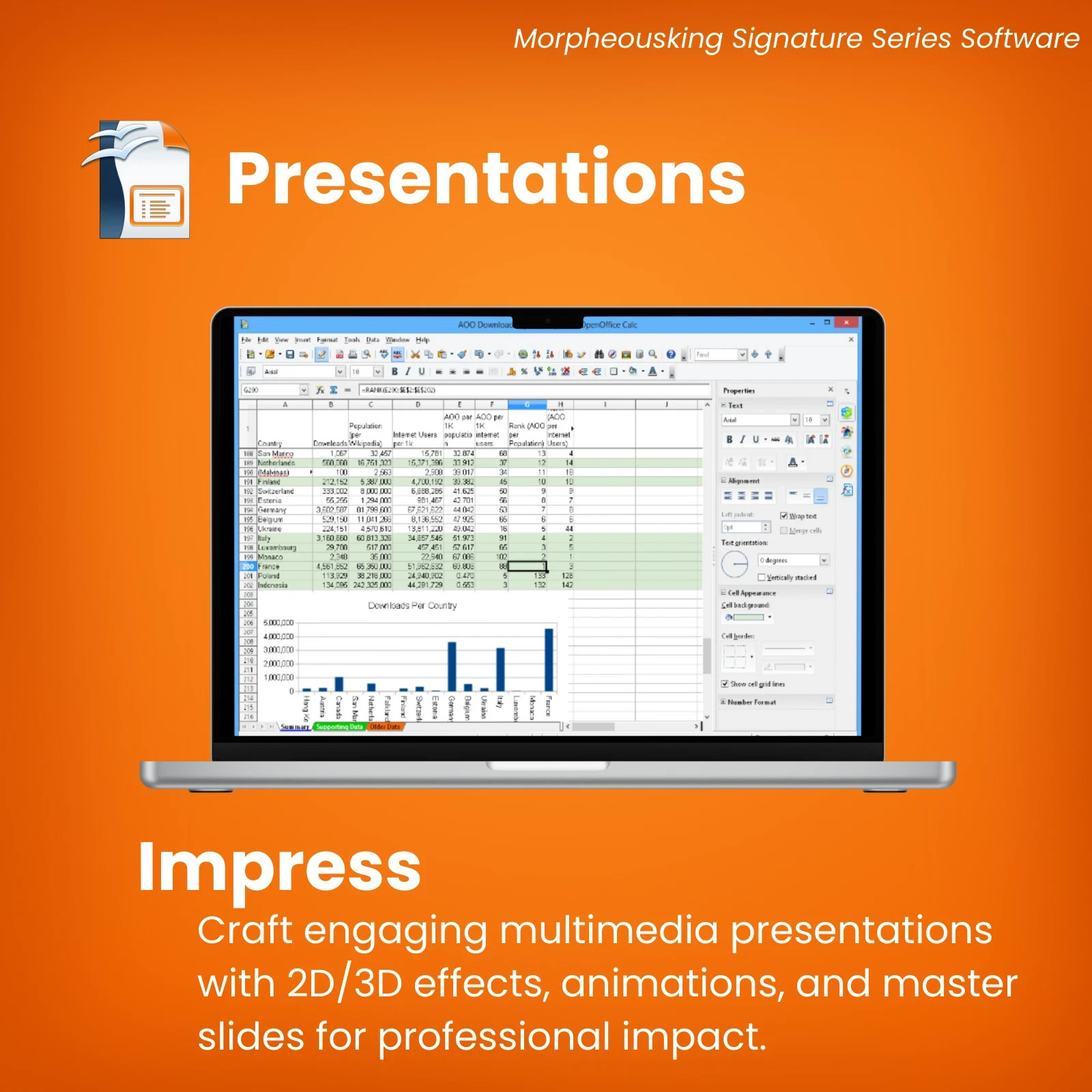 Open Office Software Suite for Windows – For Home Student Professional | CD-ROM