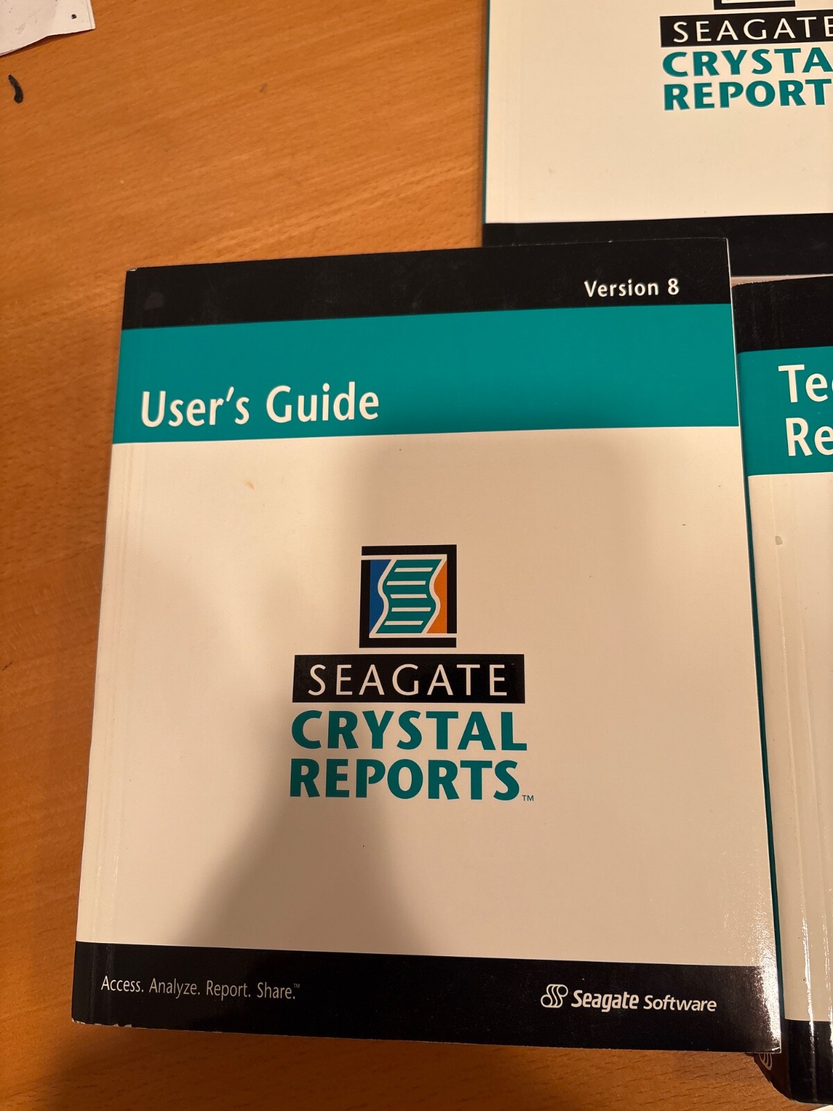 BRAND NEW .Seagate Crystal Reports User’s guide, Technical Reference, WebRpt