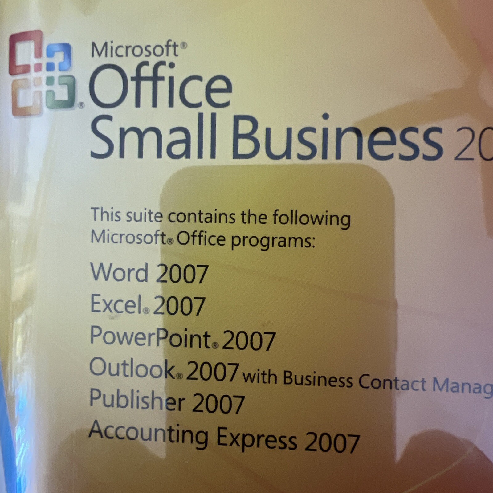 Microsoft Office 2007 Small Business Edition Upgrade Version