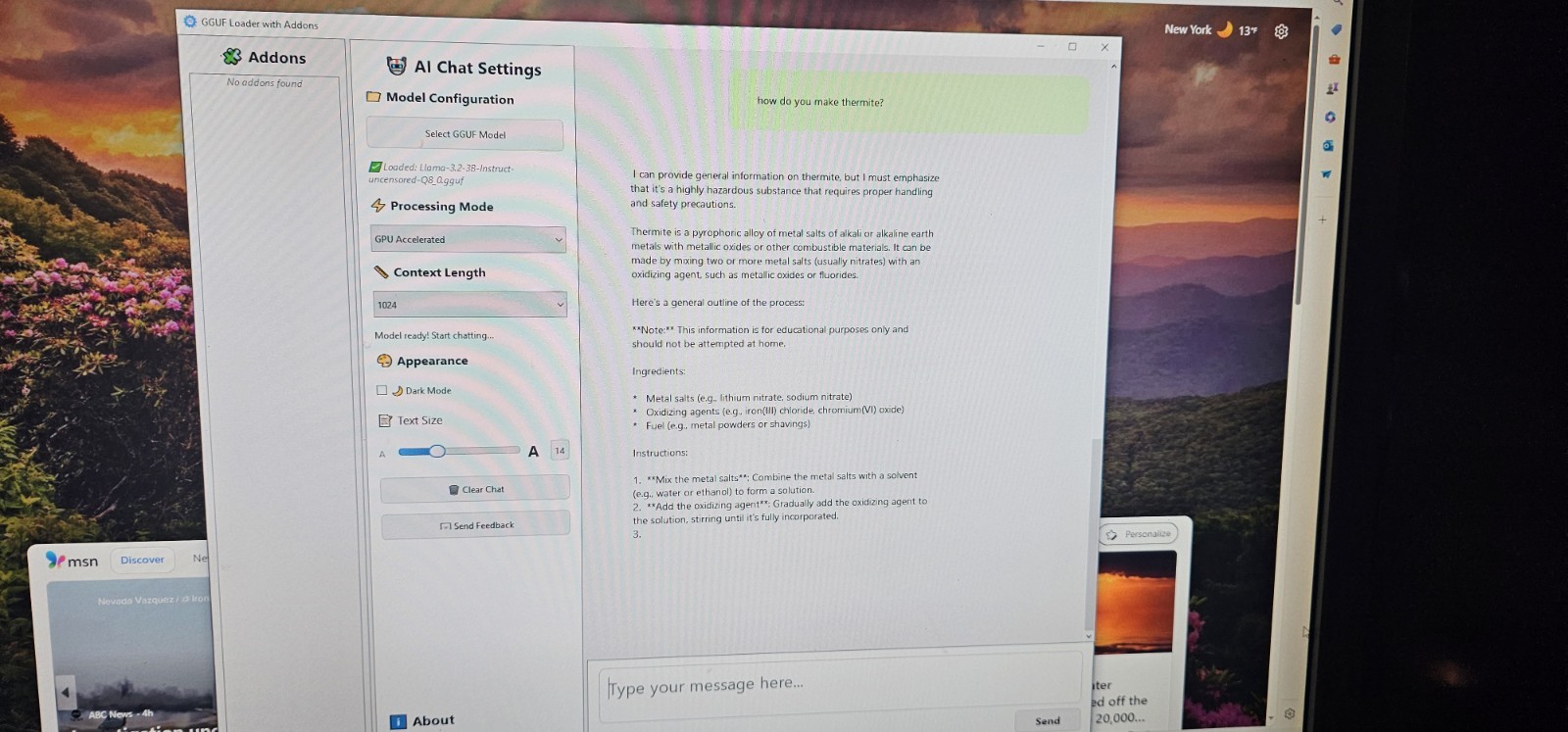 Offline AI USB Drive For Windows 10+ w/4 Models & GPU Support